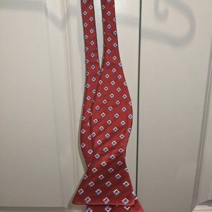 Bow Tie -- Red with White and Blue Checks